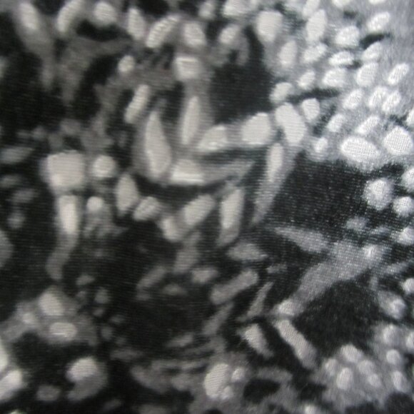 J Jill Womens Small Black Gray Burnout Velvet LS Shirt Silk Rayon Soft S - Picture 10 of 13